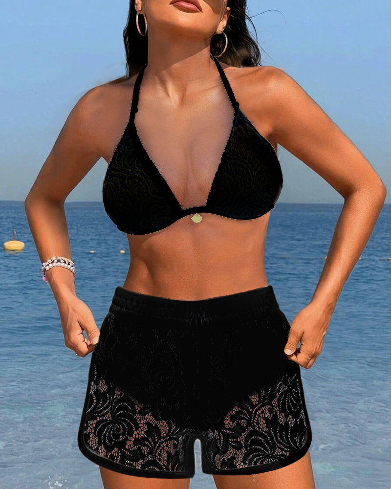 Bloom | Élégant Ensemble de Bikinis en Dentelle