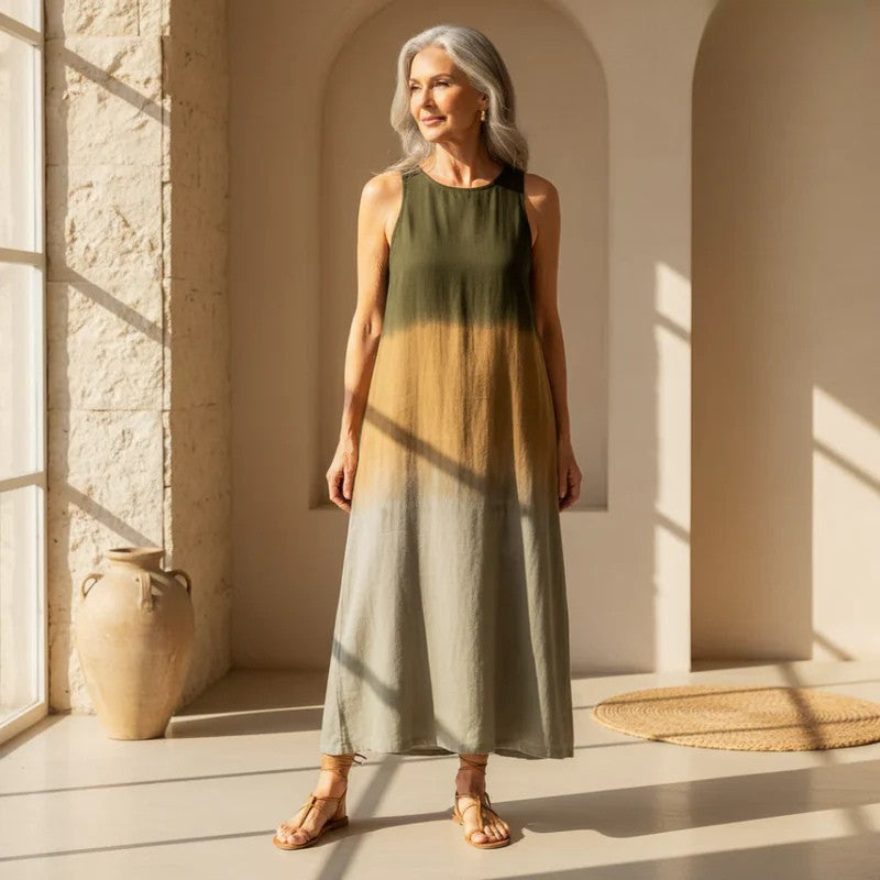 Heather - Robe Gradient Décontractée