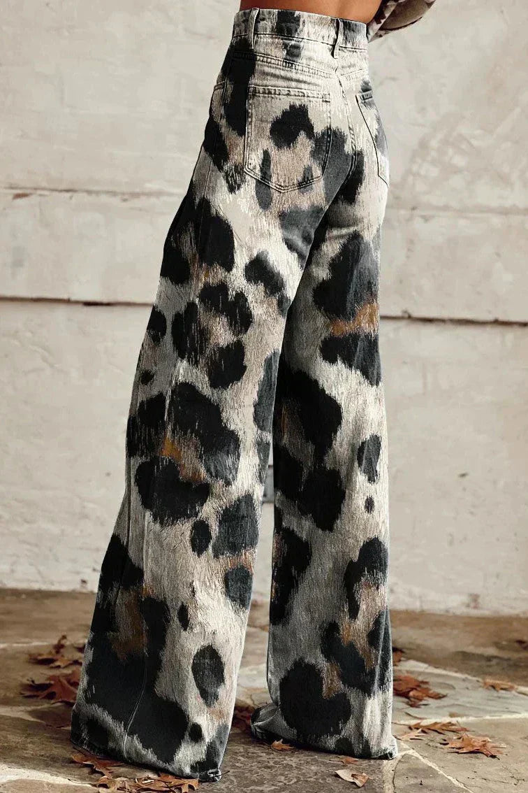 Pantalons Élégants Bohémiens - Guépard