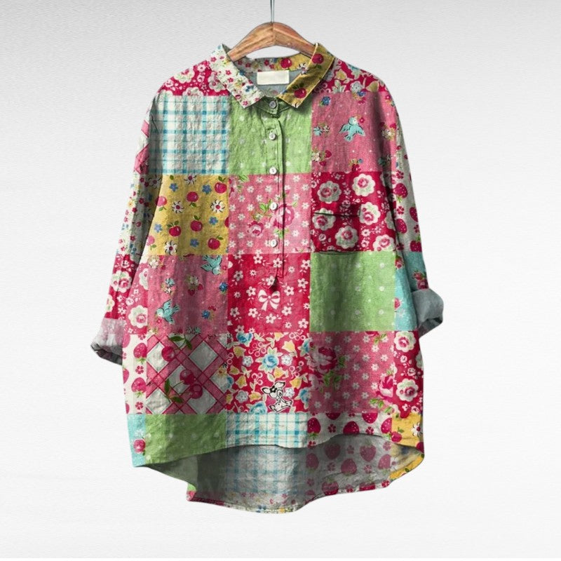 Mireva - Blouse Vintage Élégante