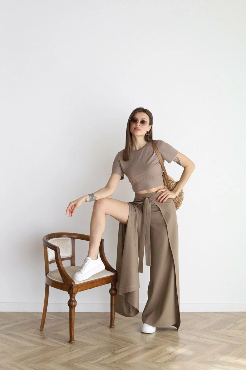 ARIANE – PANTALONS AMples EN LIN POUR FEMMES