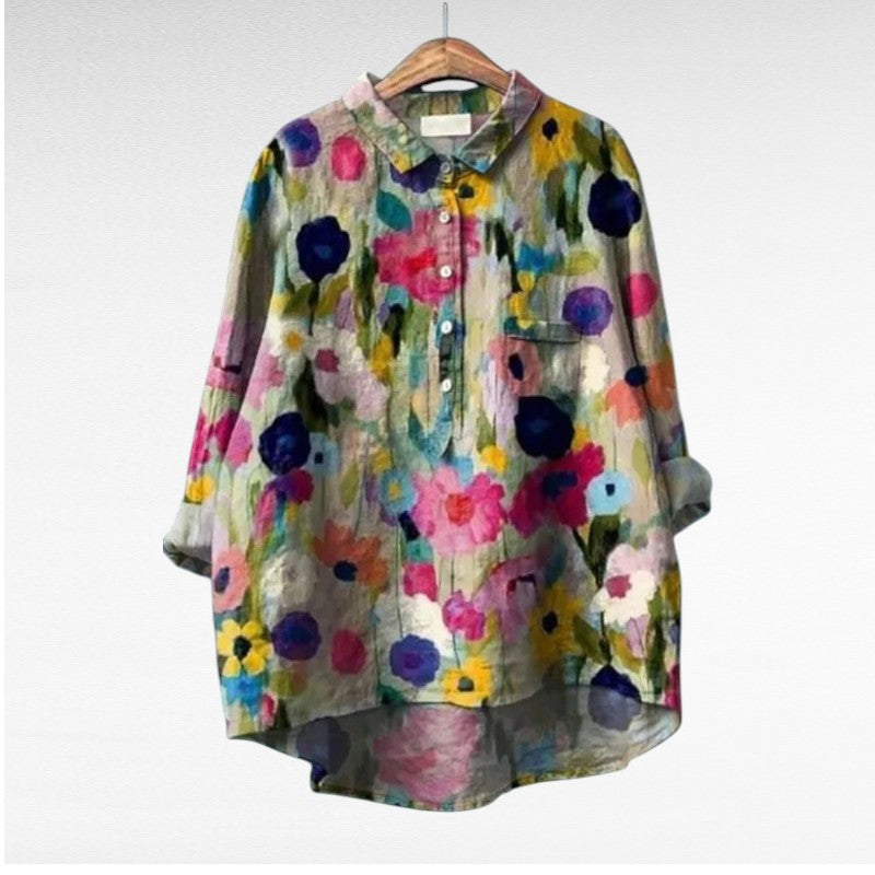 Mireva - Blouse Vintage Élégante