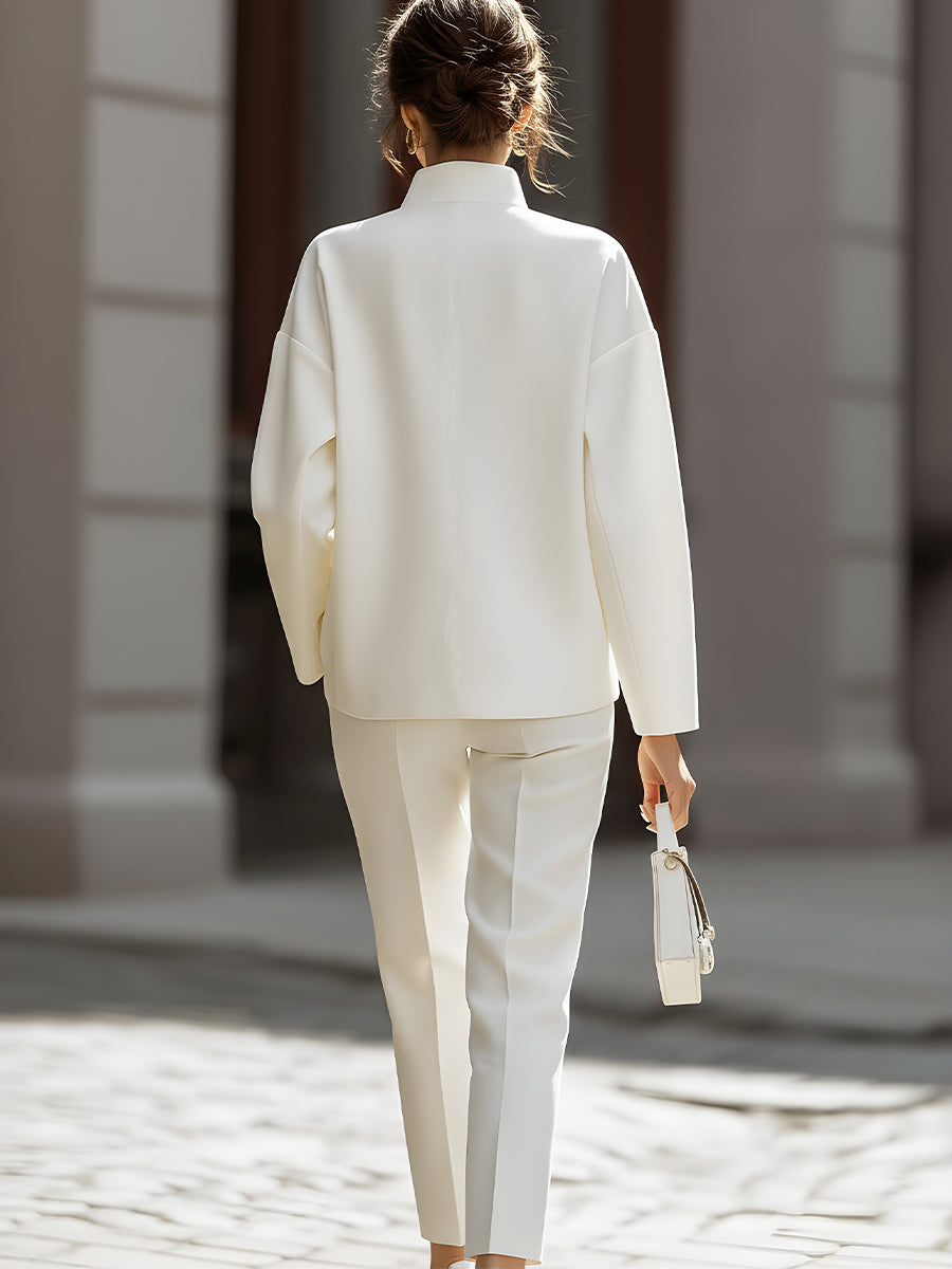 Ensemble Chemise Oversize de Luxe & Pantalon Tailleur