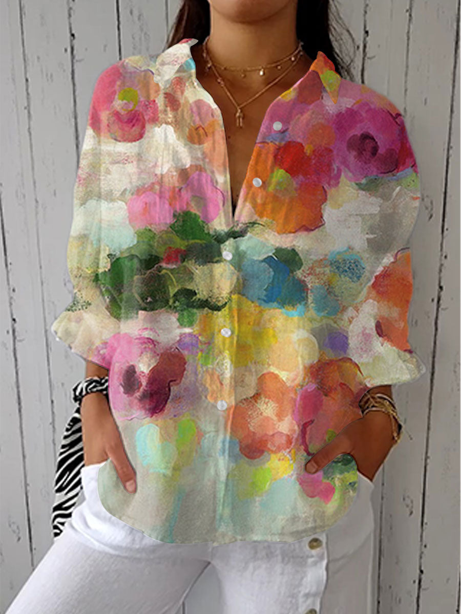 Elara | Blouse Rêves en Aquarelle