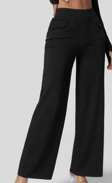 Solène - Jeans à Jambe Large Fit Relaxed