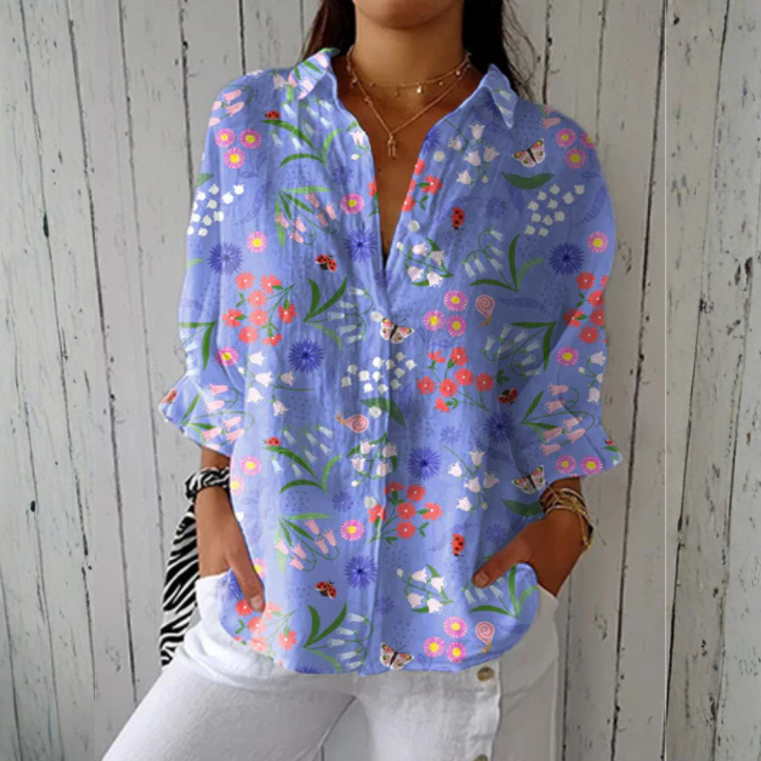 Megan | Blouse Chiens Joueurs