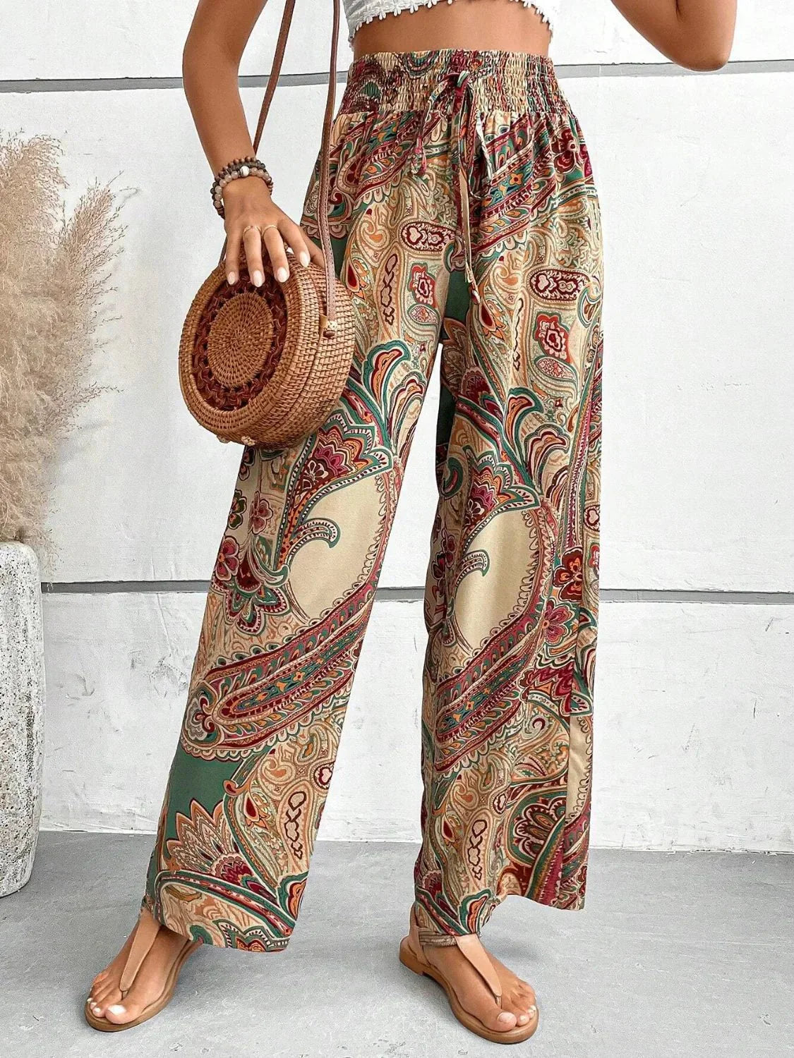 Lauren™ | Pantalon large imprimé