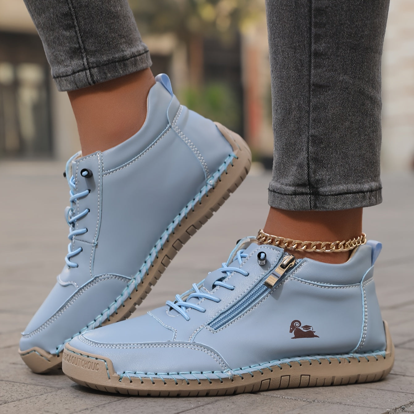 Mila™ – Baskets orthopédiques confortables + fermeture éclair