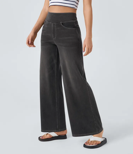 Solène - Jeans à Jambe Large Fit Relaxed