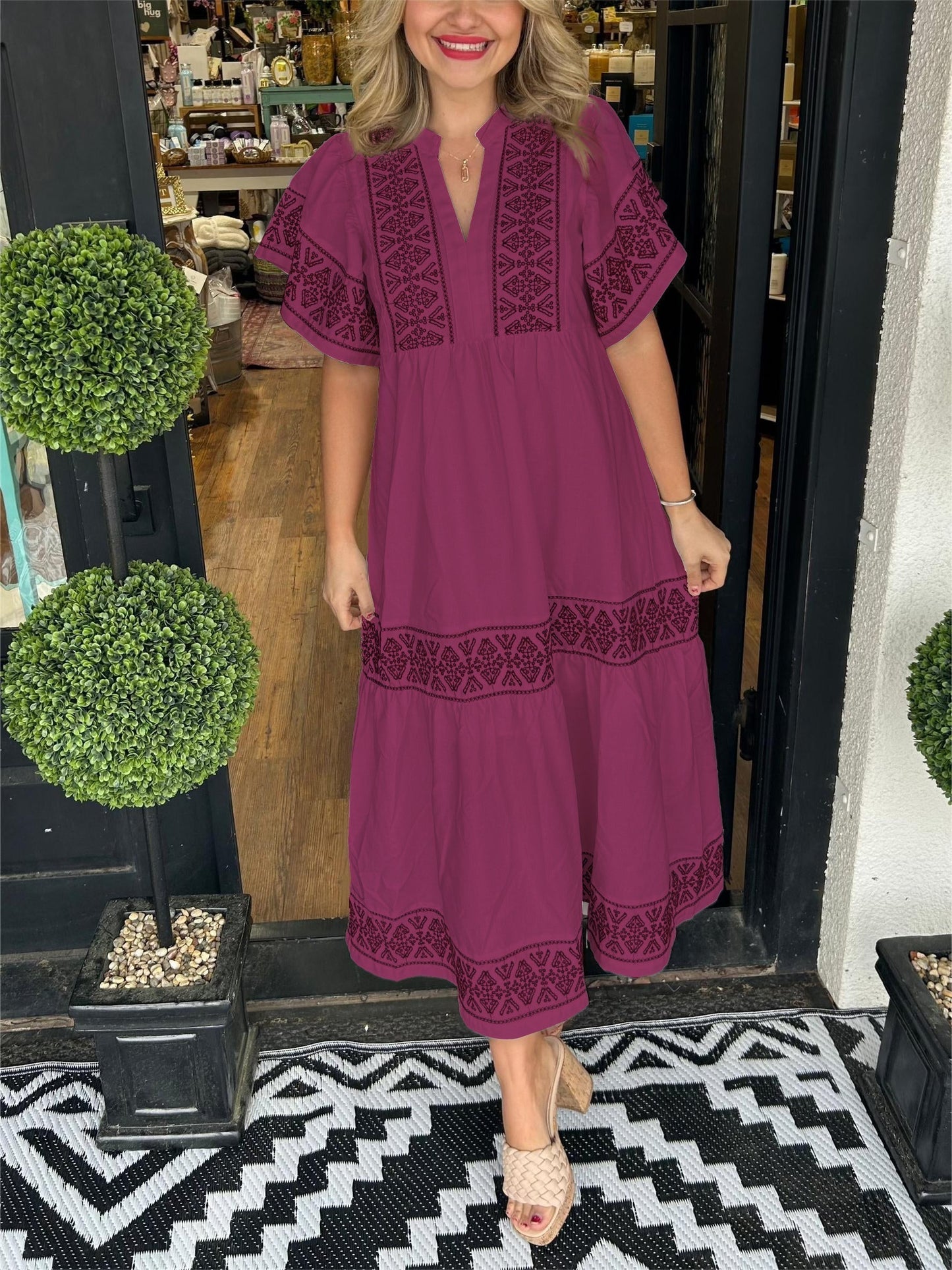 Hanna - Robe Boho Élégante