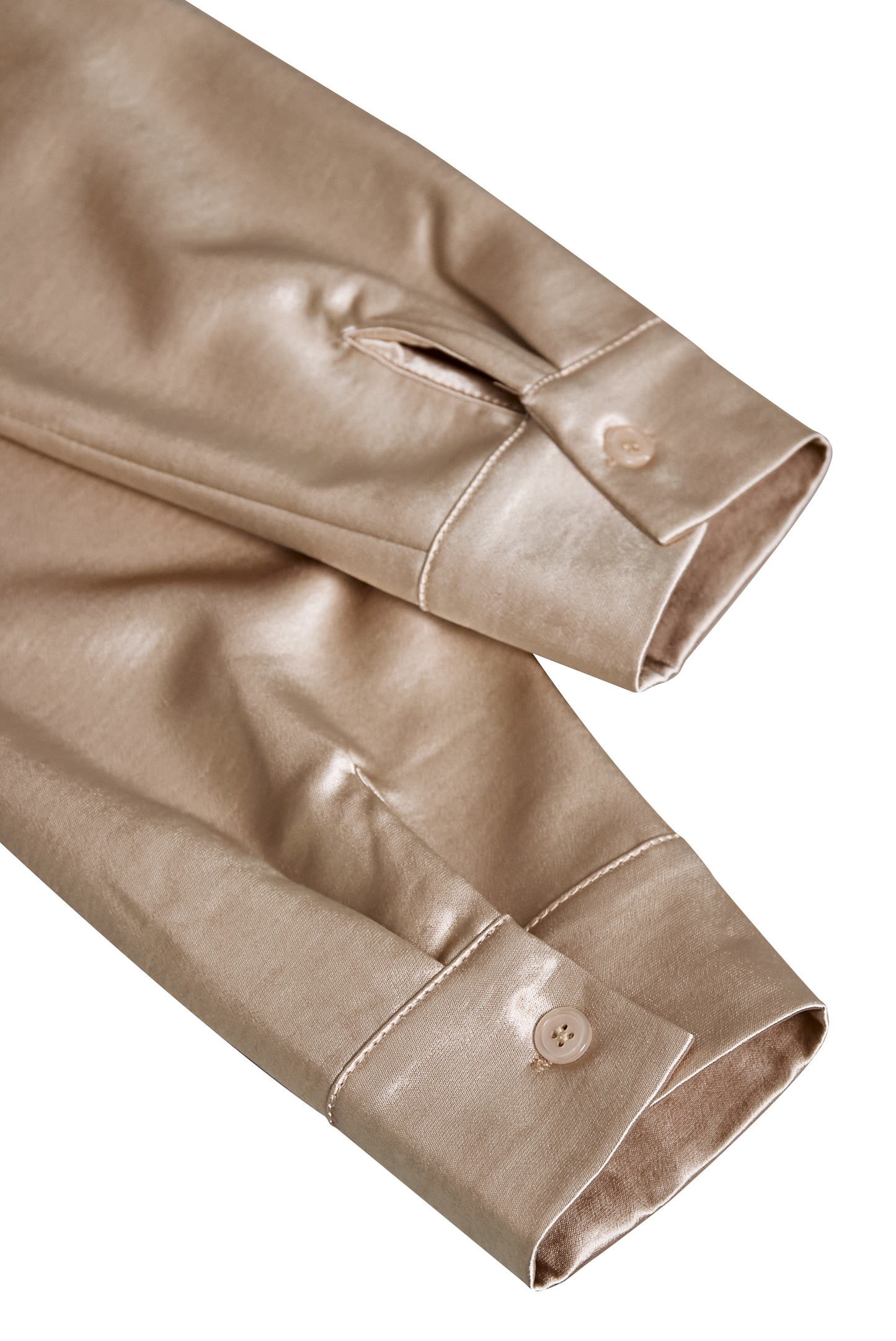 Blouse en Satin Blanc Élégante avec Décolleté Drapé