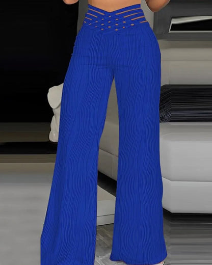 Emma | Pantalons Taille Haute Croisés