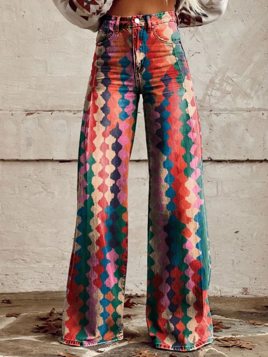 Amélie - Pantalons Bohémiens Élégants