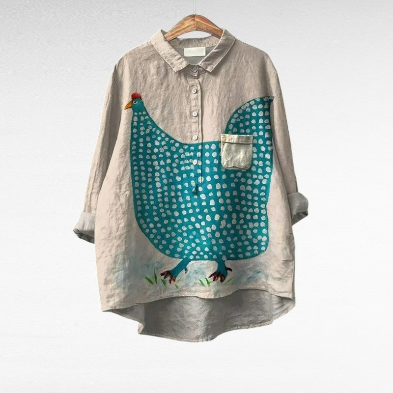 Mireva - Blouse Vintage Élégante