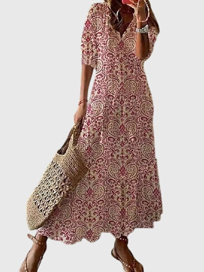 Amalia | Robe d'Été Boho Vintage