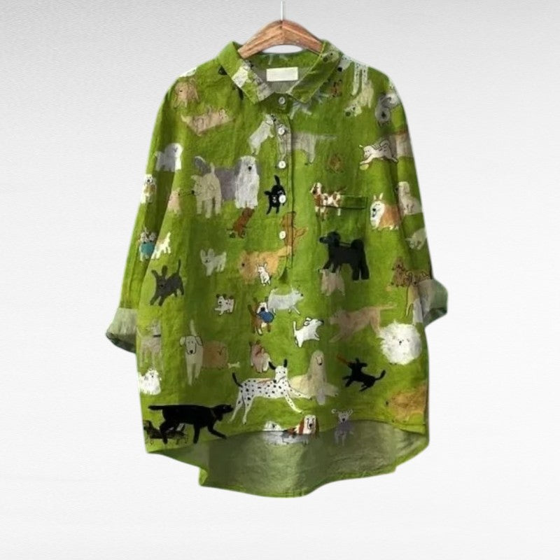 Mireva - Blouse Vintage Élégante