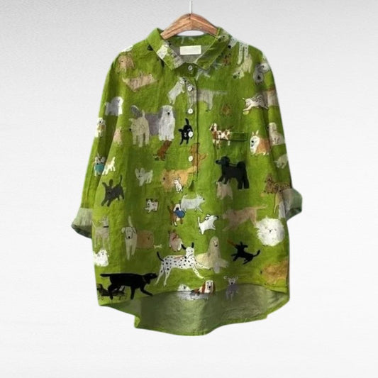 Mireva - Blouse Vintage Élégante