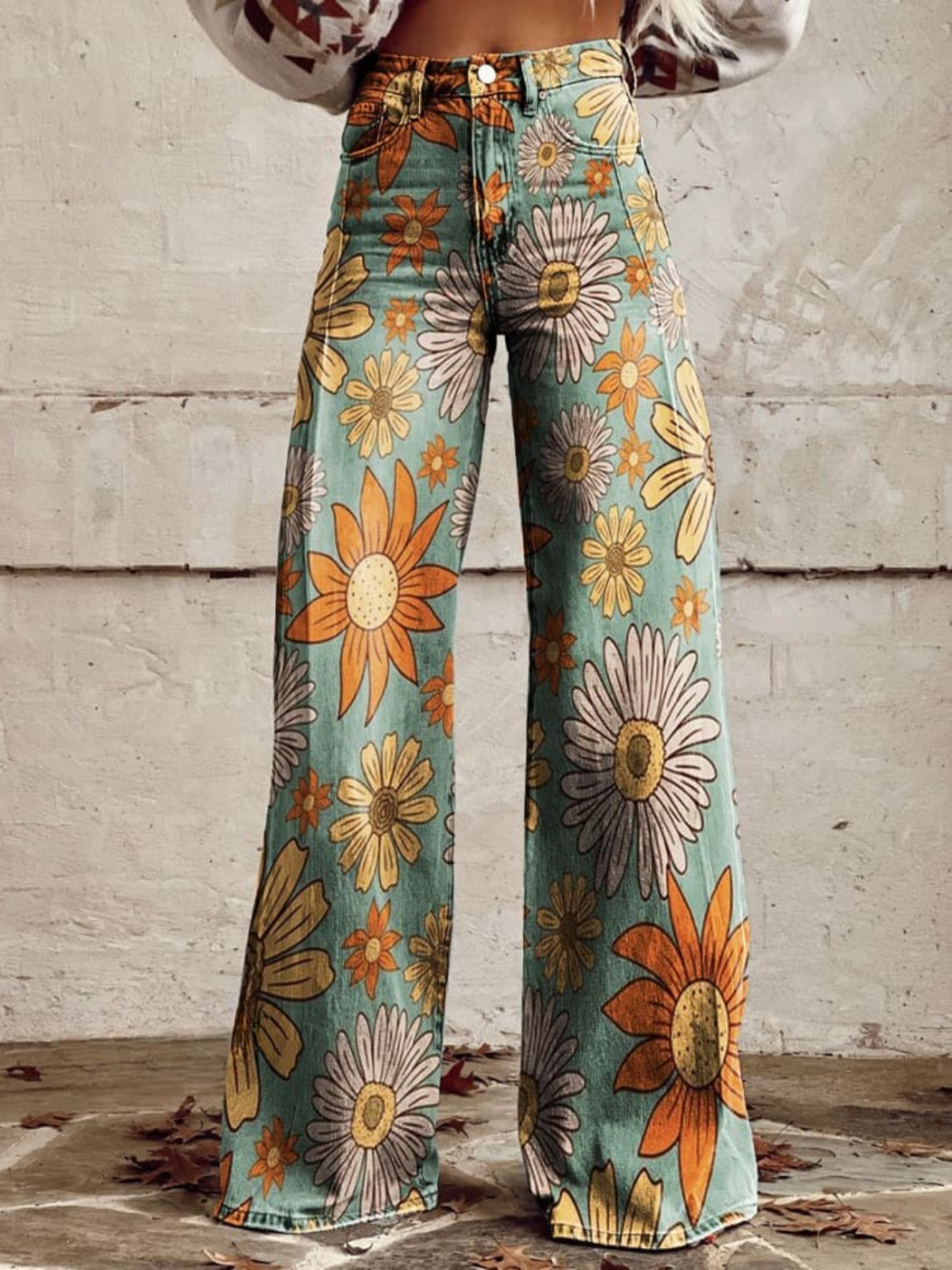 Cirilla - Pantalons Palazzo Floraux