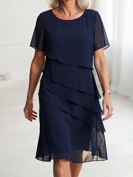 Linda | Robe Ruffle de Confort Élégant