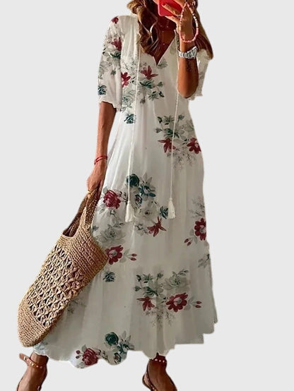 Amalia | Robe d'Été Boho Vintage
