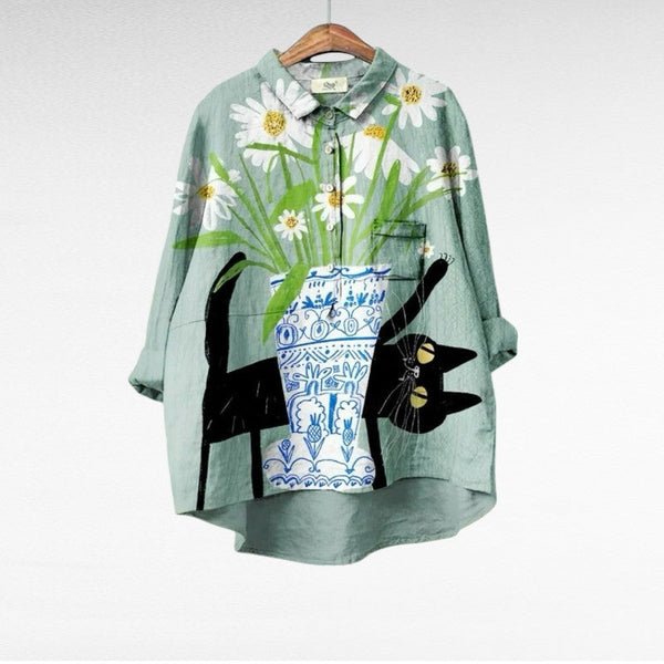 Mireva - Blouse Vintage Élégante