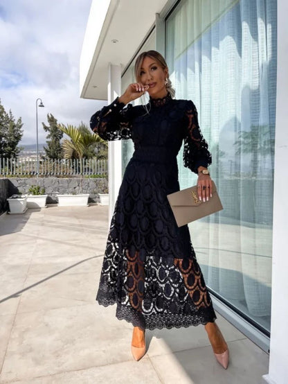 Hélène · Robe romantique en dentelle élégante