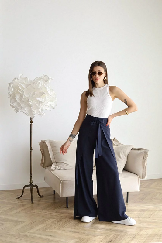 ARIANE – PANTALONS AMples EN LIN POUR FEMMES