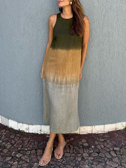 Heather - Robe Dégradée Décontractée