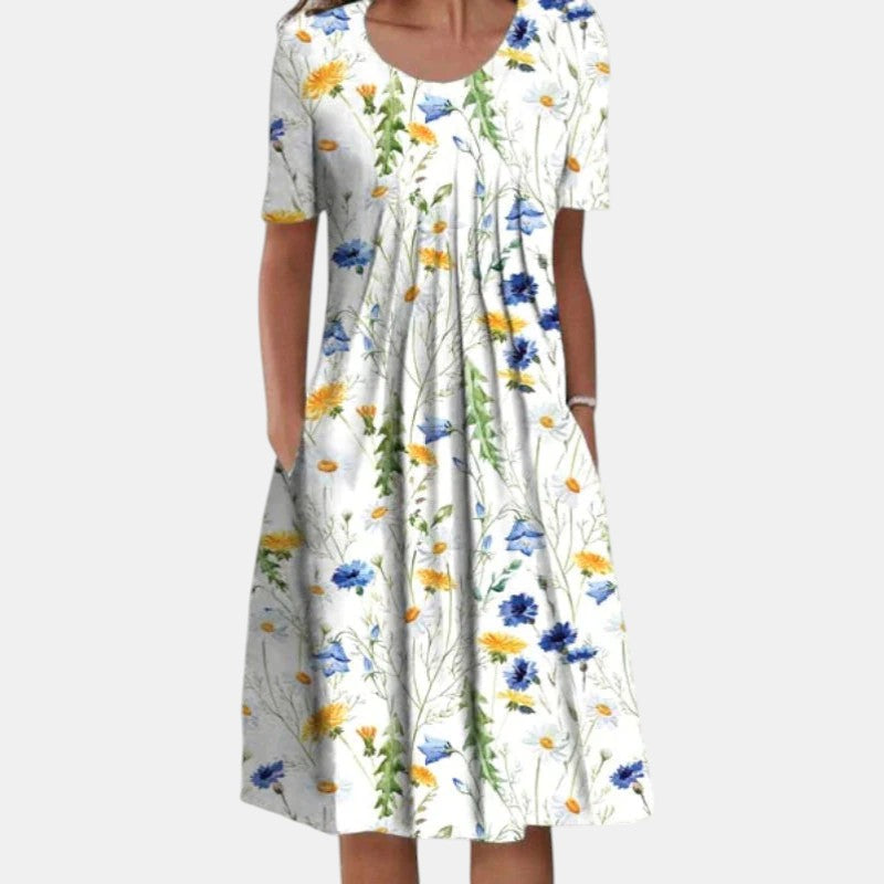Gigi™ | Robe en Coton avec Couverture au Niveau du Ventre
