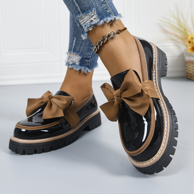 Mocassins Lucientes avec Nœud