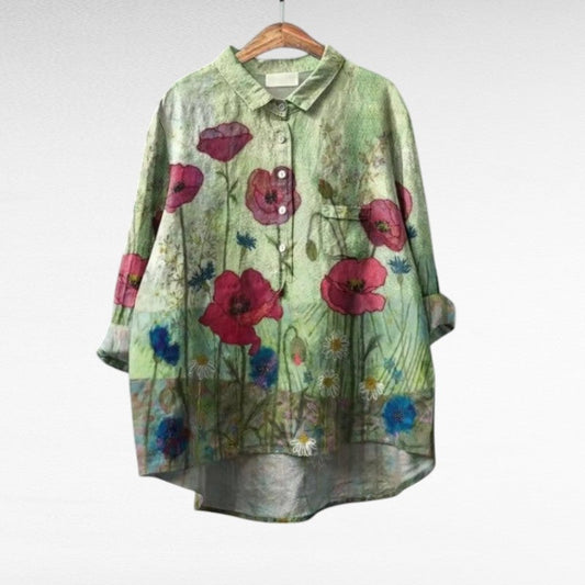 Mireva - Blouse Vintage Élégante