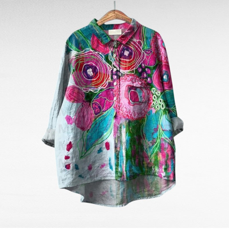 Mireva - Blouse Vintage Élégante