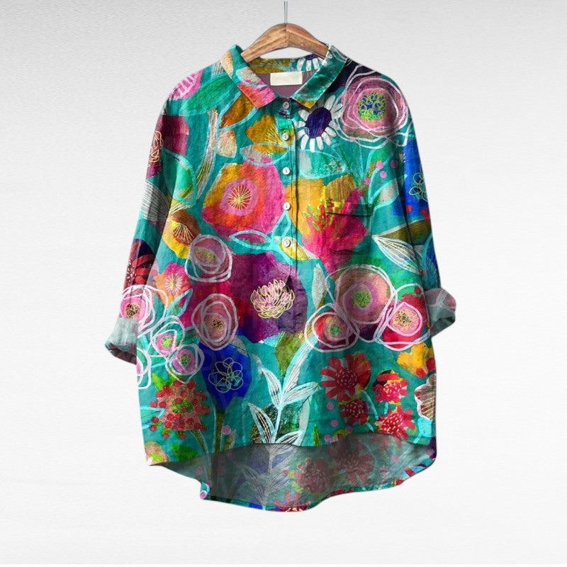 Mireva - Blouse Vintage Élégante
