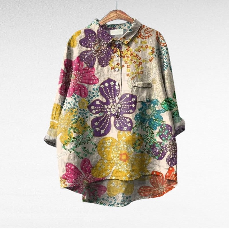 Mireva - Blouse Vintage Élégante