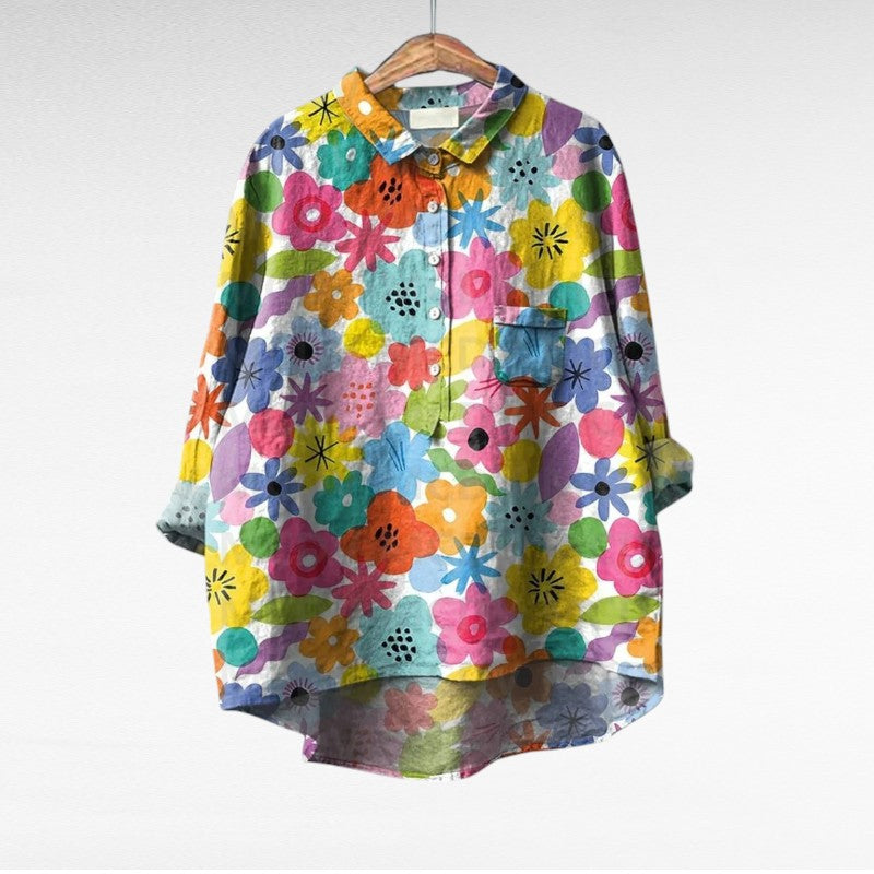 Mireva - Blouse Vintage Élégante