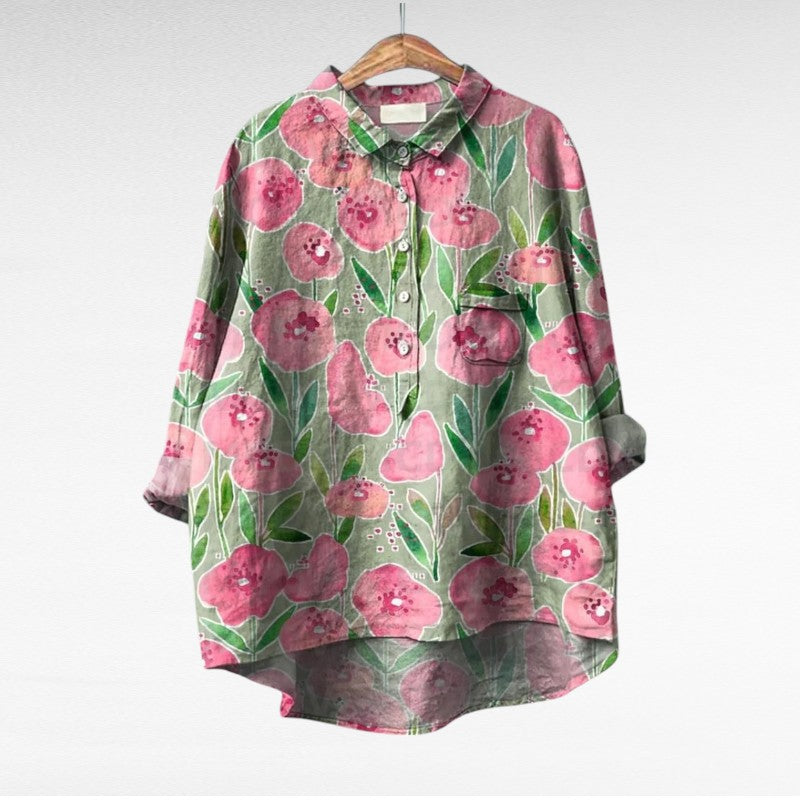 Mireva - Blouse Vintage Élégante