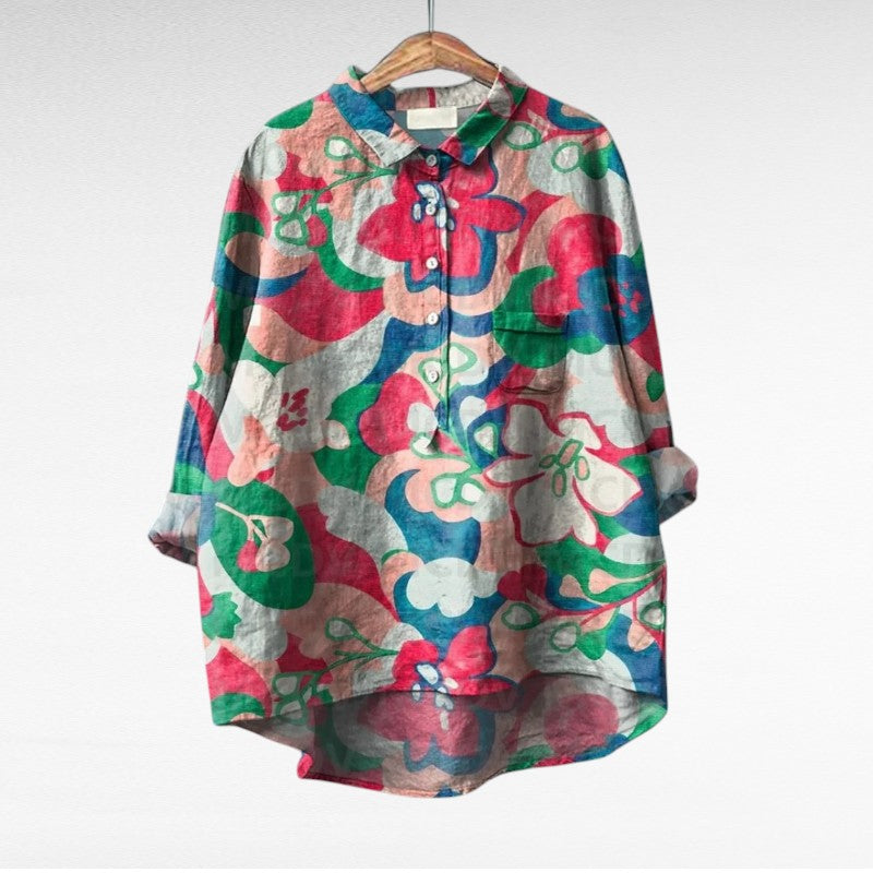 Mireva - Blouse Vintage Élégante