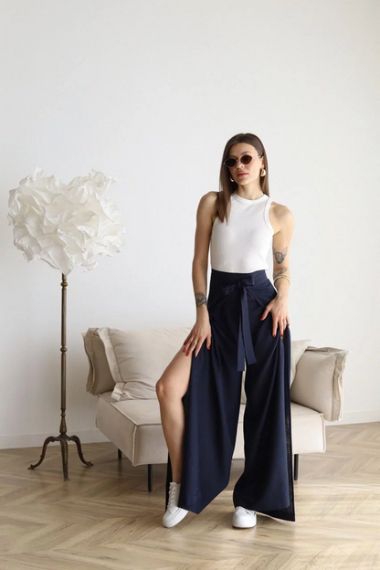 ARIANE – PANTALONS AMples EN LIN POUR FEMMES