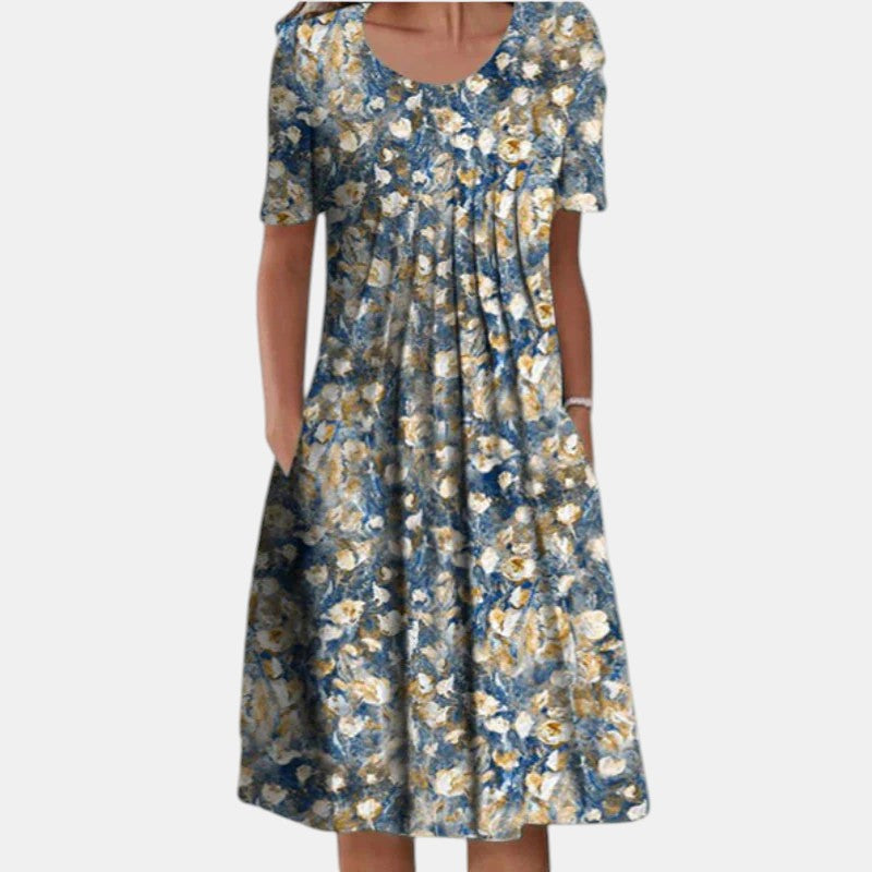 Gigi™ | Robe en Coton avec Couverture au Niveau du Ventre