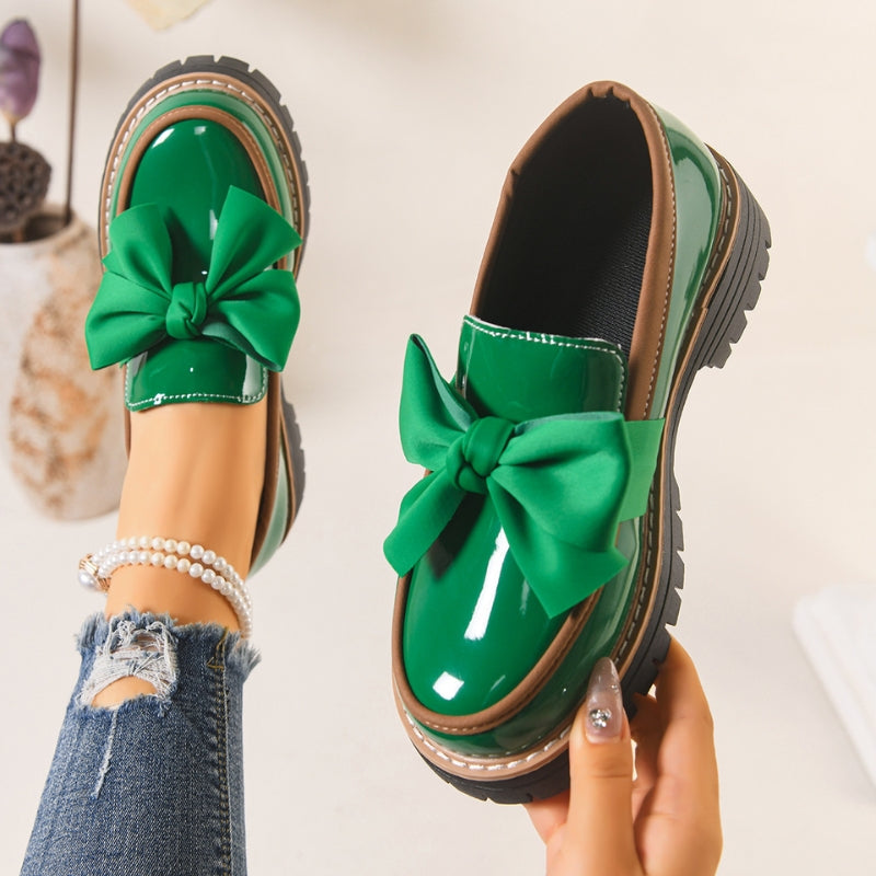 Mocassins Lucientes avec Nœud