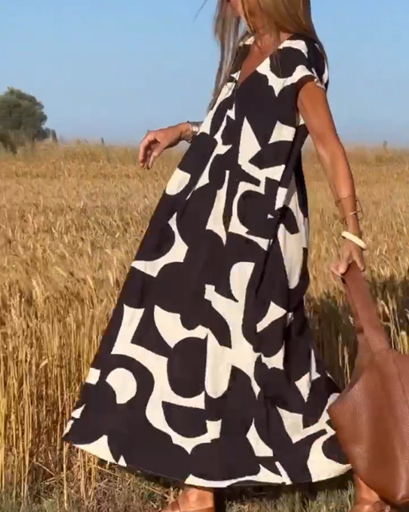 Kendall - Robe Abstraite Décontractée
