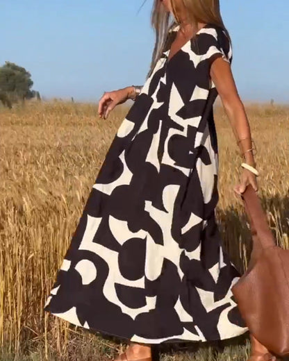 Kendall - Robe Abstraite Décontractée