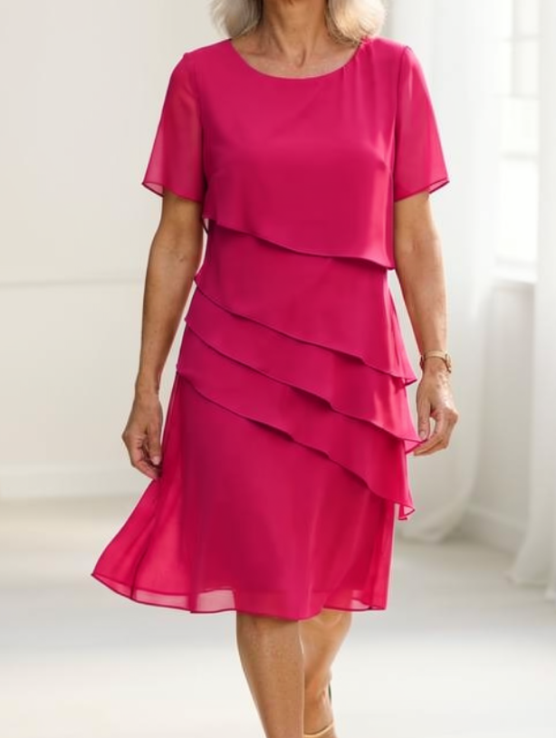 Linda | Robe Ruffle de Confort Élégant