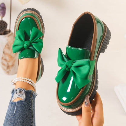 Mocassins Lucientes avec Nœud