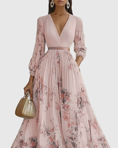 Suzanna - Robe Élégance Plissée