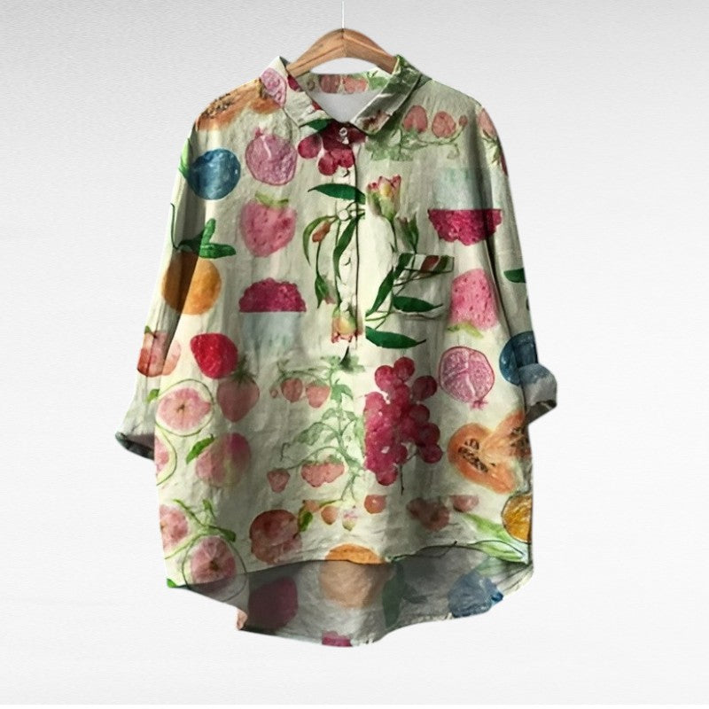 Mireva - Blouse Vintage Élégante