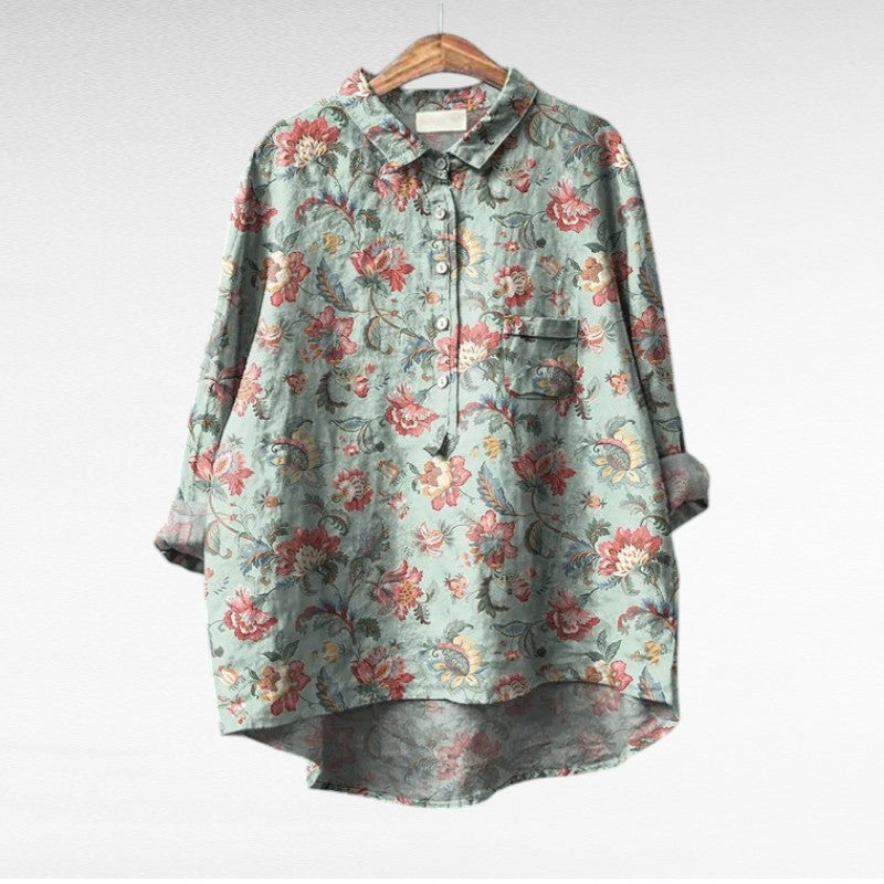 Mireva - Blouse Vintage Élégante