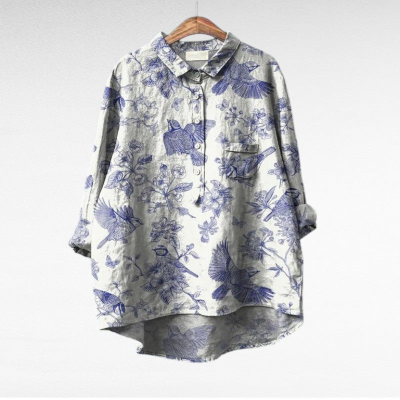 Mireva - Blouse Vintage Élégante