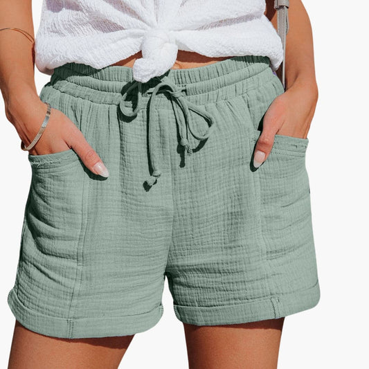 Emma | Pantalons Courts Décontractés avec Ceinture Ajustable Élégants