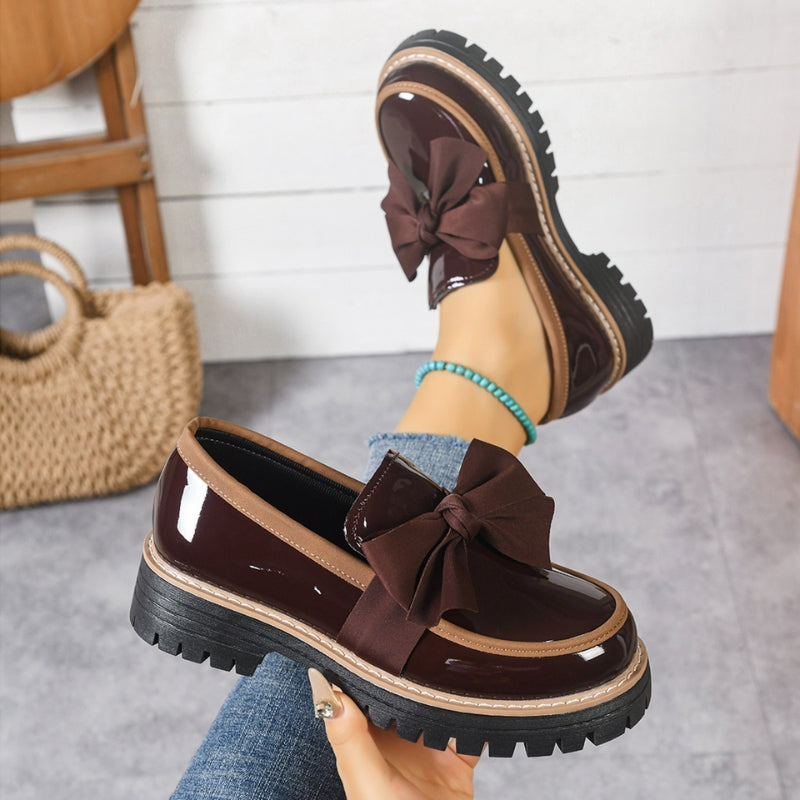 Mocassins Lucientes avec Nœud